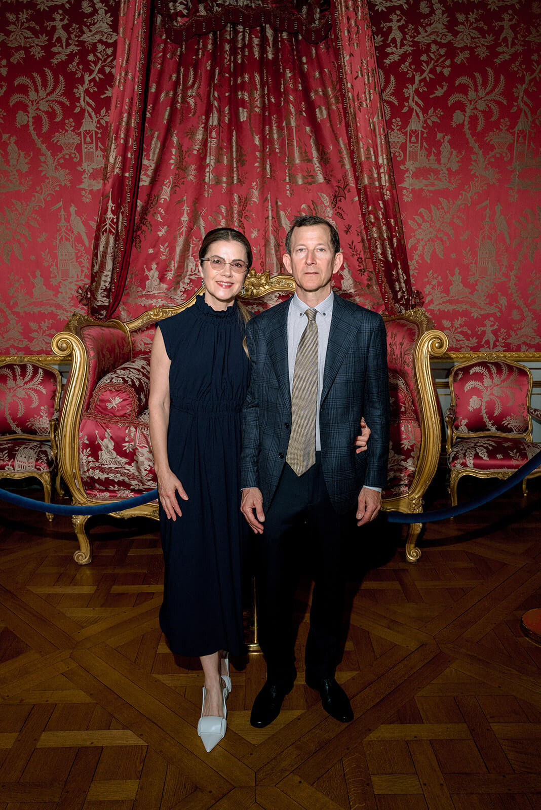 Anna and Paul Marks at the Hotel de Talleyrand